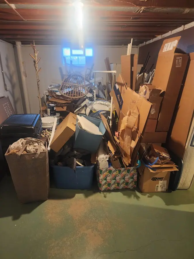 Roll-off dumpster container at job site for Yard Waste Dumpster Rental in El Cerrito